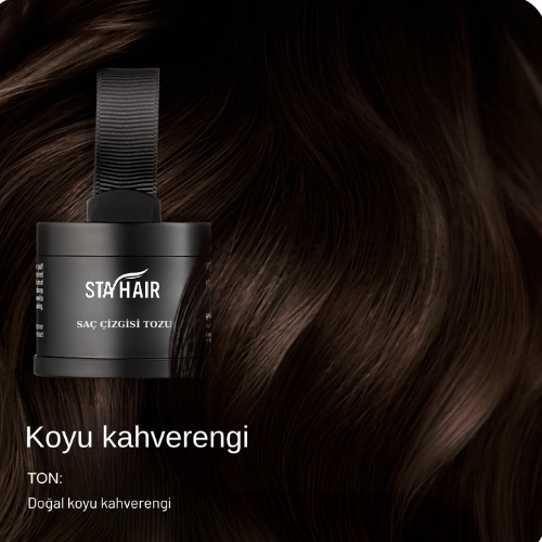 Stayhair – Saç Açıklıklarına Profesyonel Kamuflaj, Akmaz, Belli Olmaz!